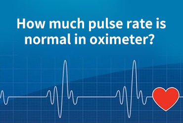 How much pulse rate is normal in oximeter?